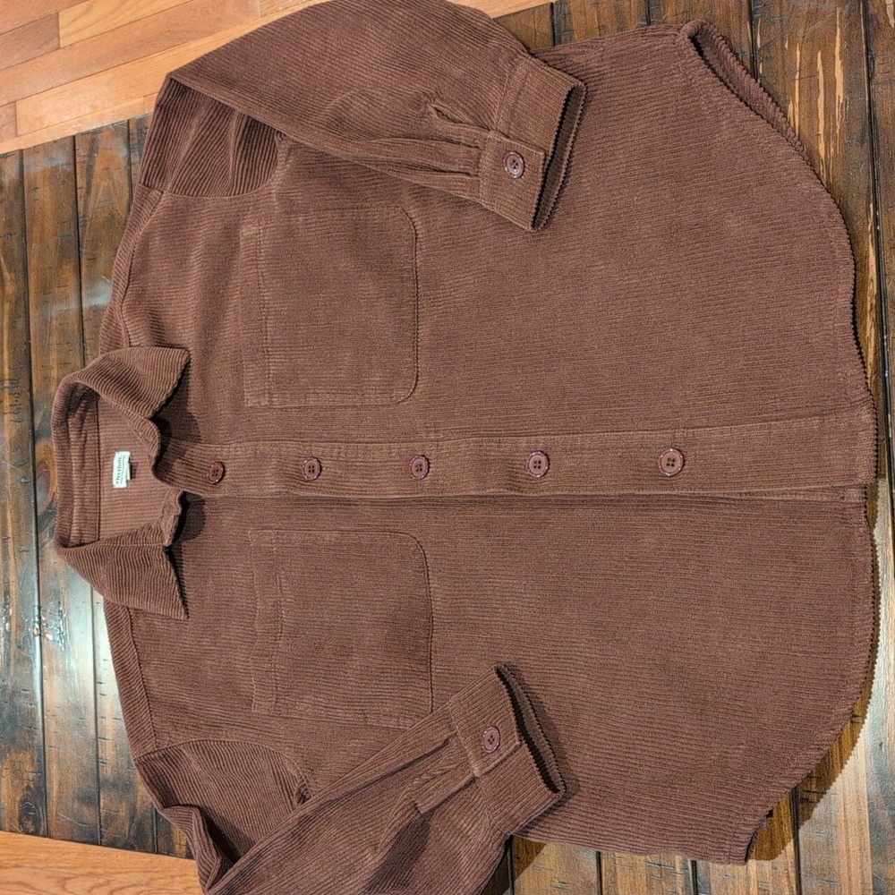 Rhythm. Corduroy Oversized Jacket Shirt Jacket - Picture 3 of 8